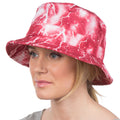 Sakkas Gemma Colorful Design Cloche Bucket Bell Summer Hat #color_Red