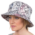 Sakkas Gemma Colorful Design Cloche Bucket Bell Summer Hat #color_NewGrey