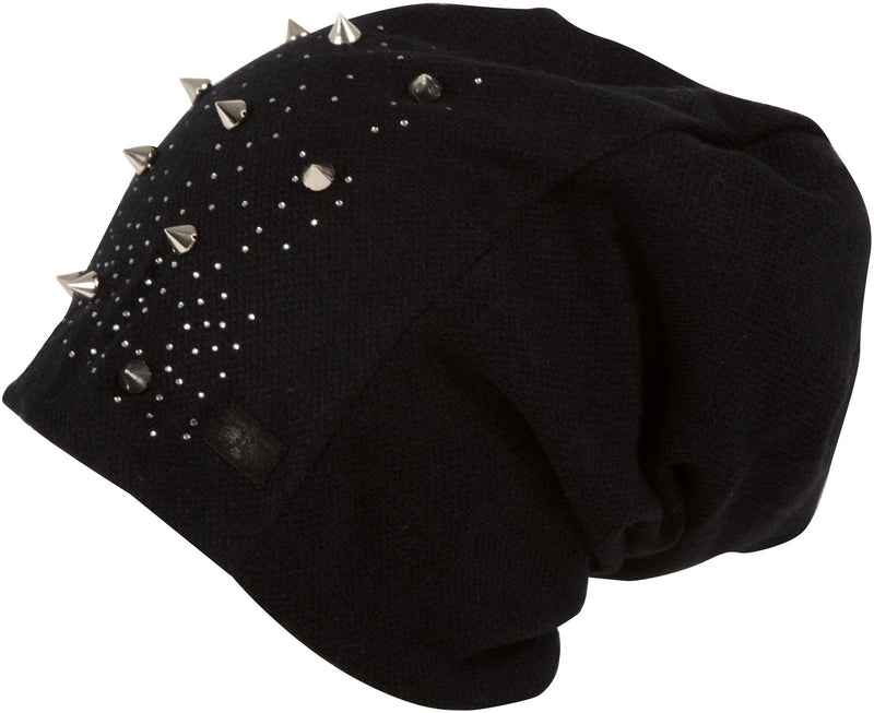 Sakkas Maggie Over-Sized Studded Slouch Beanie