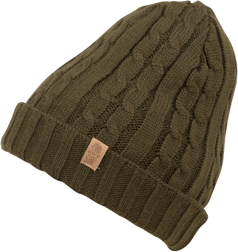 Sakkas Avery Thermal Fleece Lined Cable Knit Beanie