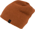 Sakkas Honeycomb Over-Sized Loose Knit Slouch Beanie #color_BurntOrange