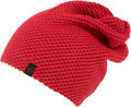 Sakkas Honeycomb Over-Sized Loose Knit Slouch Beanie #color_Coral