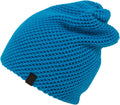 Sakkas Honeycomb Over-Sized Loose Knit Slouch Beanie #color_Turquoise 