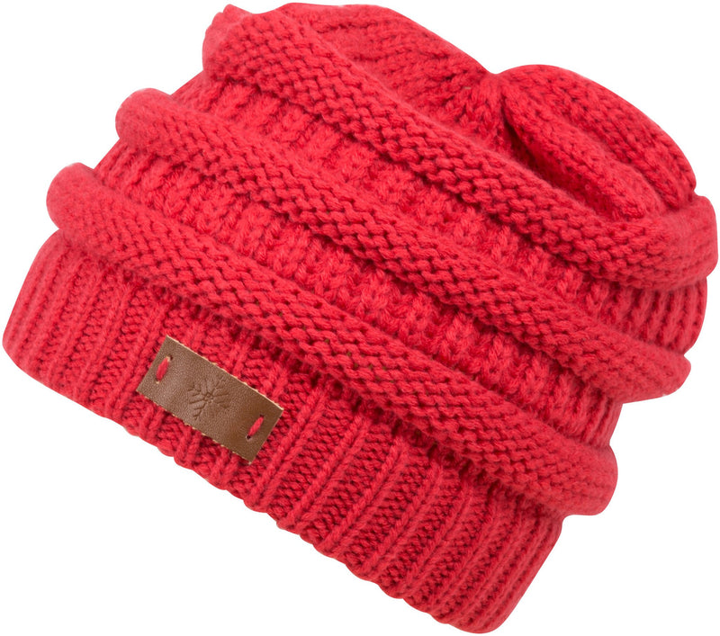 Sakkas Beehive Cable Knit Modern Beanie
