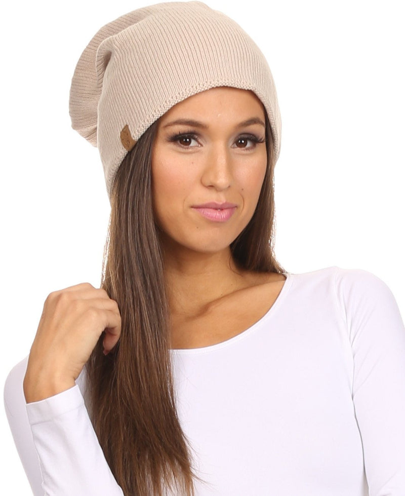 Sakkas Jayvee Lightweight Breathable Warm Tall Long Slouchy Winter Hat Cap Beanie