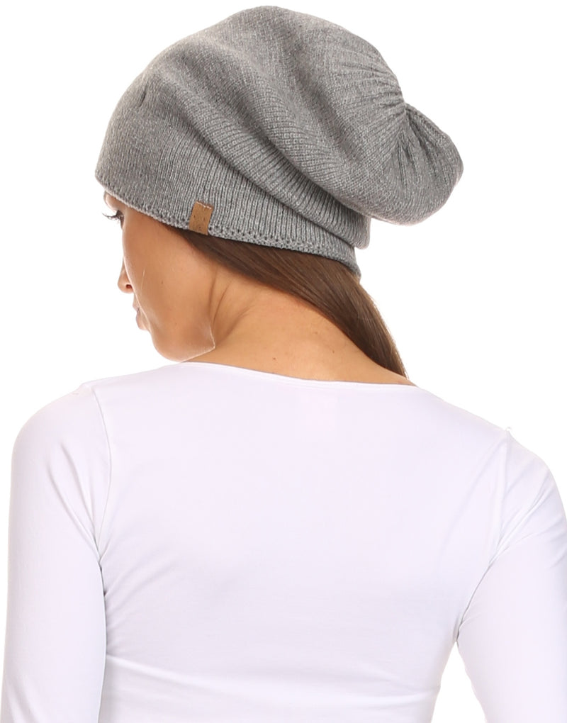 Sakkas Jayvee Lightweight Breathable Warm Tall Long Slouchy Winter Hat Cap Beanie