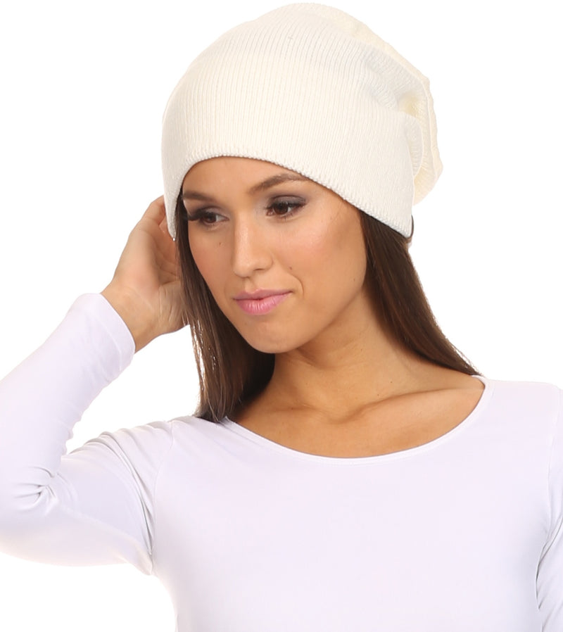 Sakkas Jayvee Lightweight Breathable Warm Tall Long Slouchy Winter Hat Cap Beanie