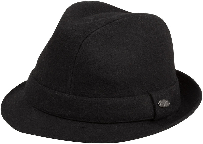 Sakkas Harry Classic Unisex Structured Wool Fedora Hat