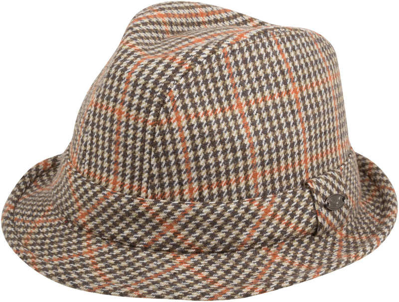 Sakkas Harry Classic Unisex Structured Wool Fedora Hat
