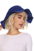Sakkas Cruz Womens Wide Brimmed Floppy Hat With Knotted Band#color_RoyalBlue