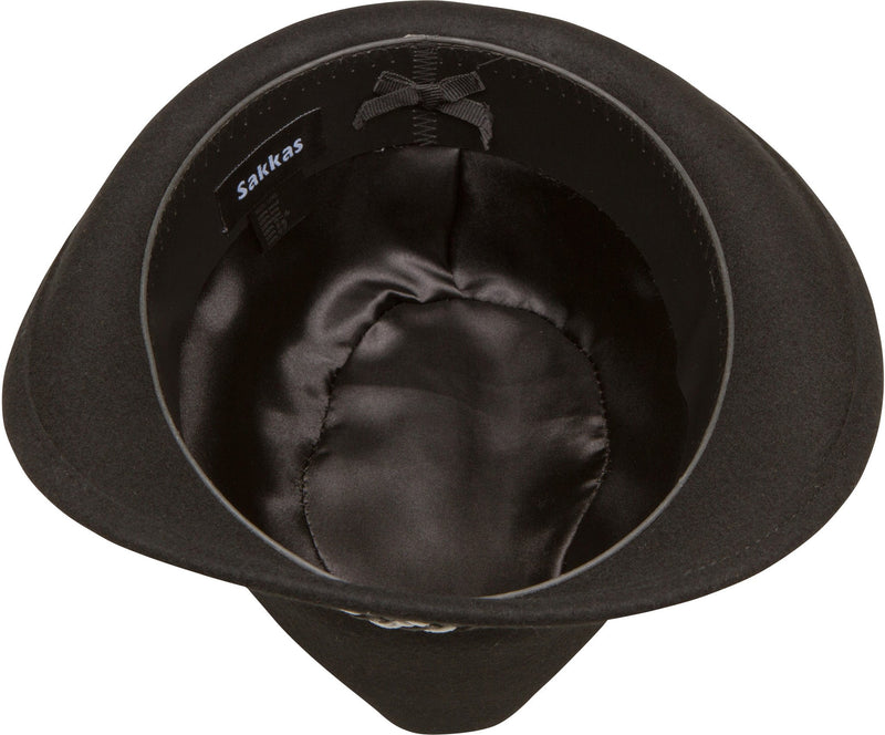 Sakkas Clint Braided Band Wool Trilby Fedora