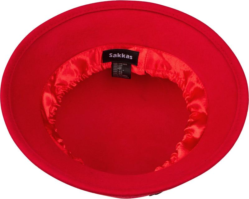 Sakkas Colette Vintage Style Wool Cloche Hat