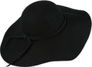 Sakkas Liuliu Wide Vintage Style Floppy Hat Removable Interchangeable Bow Ribbon