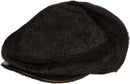 Sakkas Faux Mink Fur Back Flap Ivy Driving Newsboy Cap Hat Adjustable Snap Front