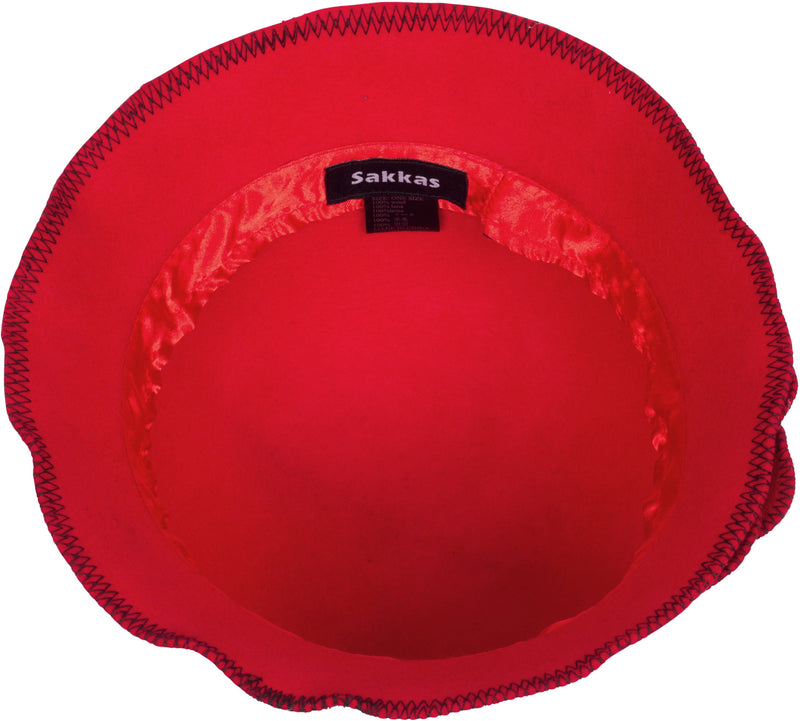 Sakkas Madeline Vintage Style Wool Cloche Hat