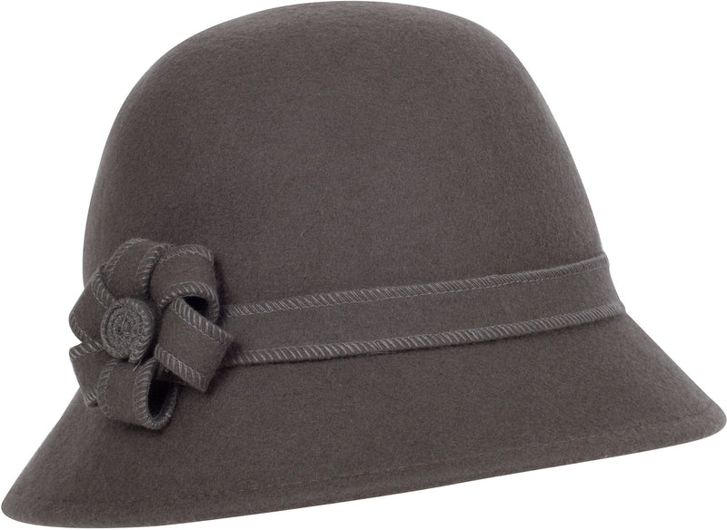 Sakkas Molly Vintage Style Wool Cloche Hat