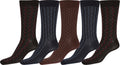 Sakkas Avi Men's Classic Patterned and Colorful Design Dress Socks Asst 5-packs#color_ Style1