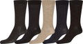 Sakkas Avi Men's Classic Patterned and Colorful Design Dress Socks Asst 5-packs#color_ Style4