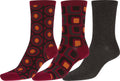 Sakkas Bahar Womens Cute Colorful Design Crew High Socks Assorted 3-packs#color_ Style3