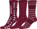 Sakkas Bahar Womens Cute Colorful Design Crew High Socks Assorted 3-packs#color_ Style9