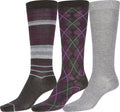 Sakkas Bina Womens Cute Colorful Design Knee High Socks Assorted 3-packs#color_ Style7