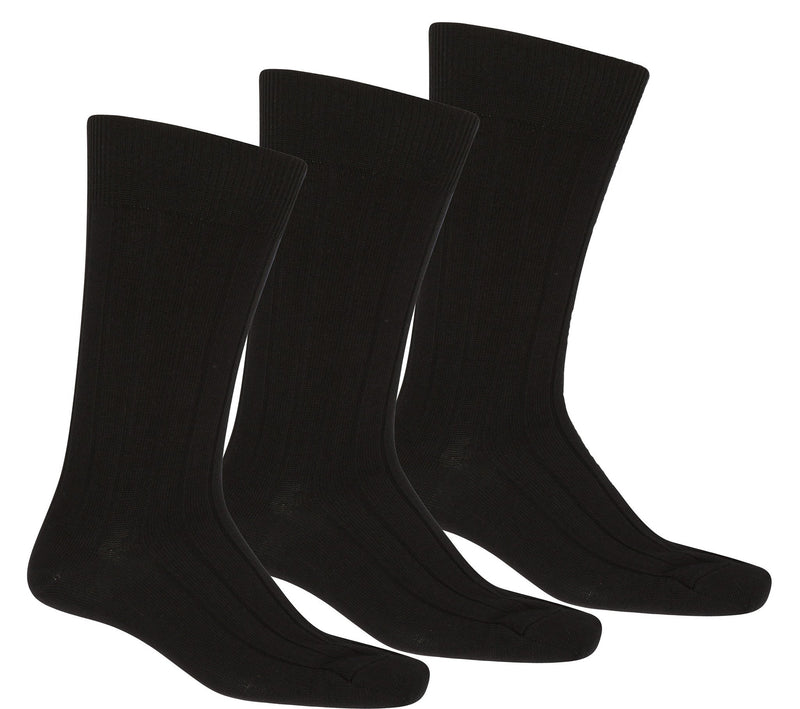 Sakkas Men's Pima Cotton Dress Socks Value Pack 10-13