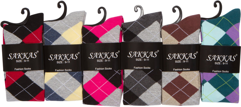 Sakkas Women's Cotton Blend Knee High Socks Assorted Pack