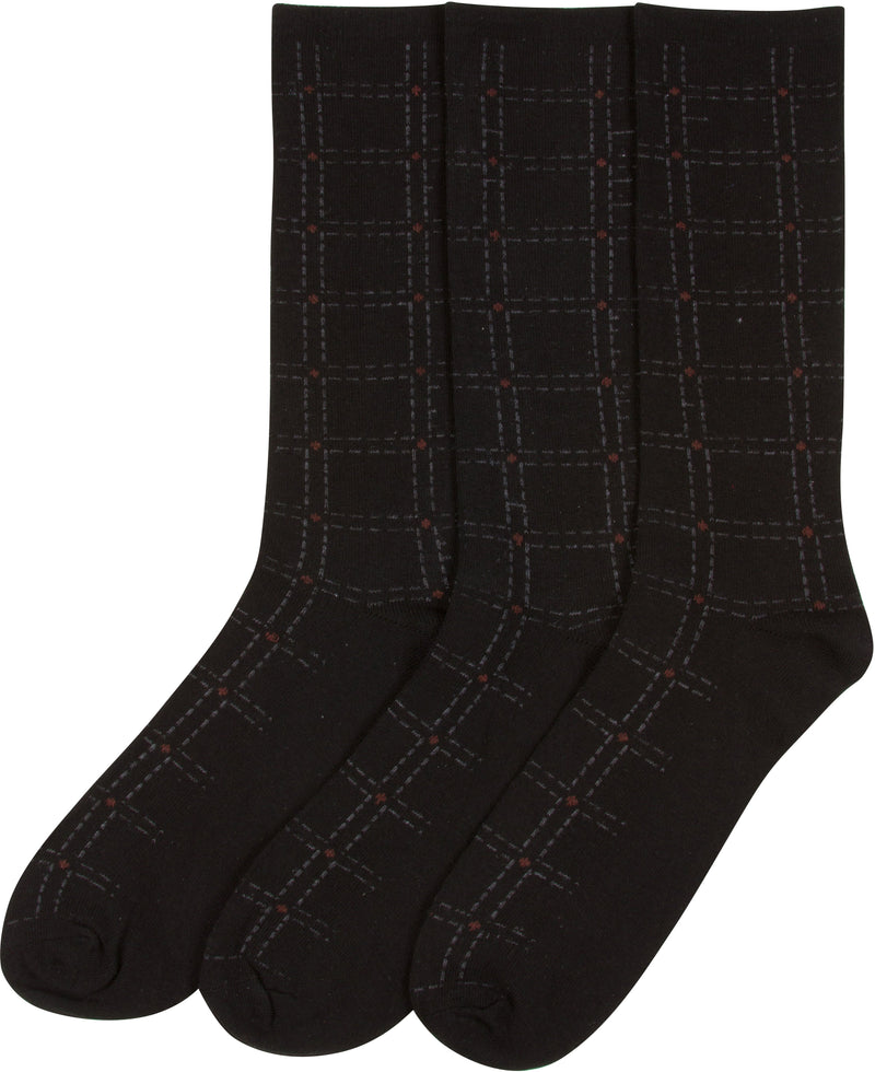 Sakkas Aayu Men's Classic Patterned and Colorful Design Dress Socks Asst 3-packs