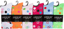 Sakkas Ladies Cute Colorful Design or Solid Knee High Socks Assorted 6-Pack
