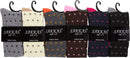 Sakkas Ladies Cute Colorful Design or Solid Knee High Socks Assorted 6-Pack