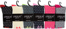 Sakkas Ladies Cute Colorful Design or Solid Knee High Socks Assorted 6-Pack