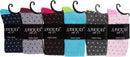 Sakkas Ladies Cute Colorful Design or Solid Knee High Socks Assorted 6-Pack
