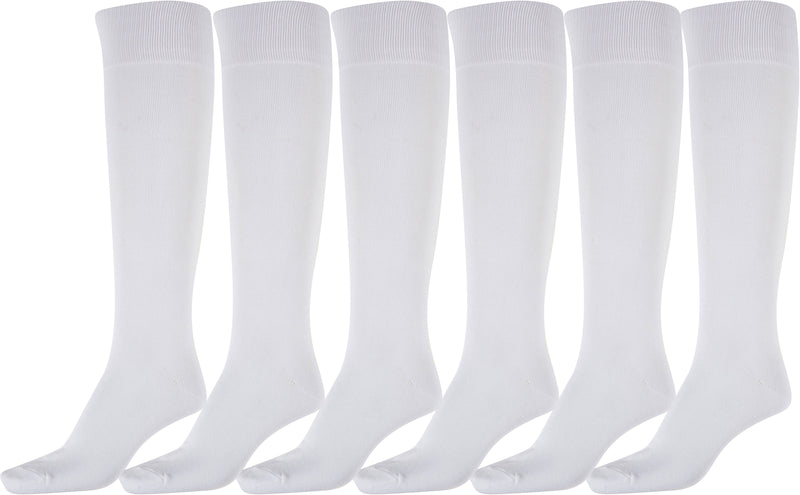 Sakkas Ladies Cute Colorful Design or Solid Knee High Socks Assorted 6-Pack