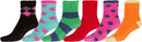 Sakkas Super Soft Anti-Slip Fuzzy Ankle Socks Value Assorted 6-Pack