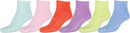 Sakkas Super Soft Anti-Slip Fuzzy Ankle Socks Value Assorted 6-Pack