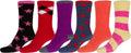 Sakkas Super Soft Anti-Slip Fuzzy Crew Socks Value Assorted 6-Pack#color_16802-pack10