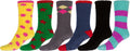 Sakkas Super Soft Anti-Slip Fuzzy Crew Socks Value Assorted 6-Pack#color_16802-pack6