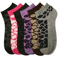 Sakkas Women's Poly Blend Soft and Stretchy Low cut Pattern Socks Asst 6-Pack#color_Gskin