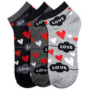 Sakkas Women's Poly Blend Soft and Stretchy Low cut Pattern Socks Asst 6-Pack