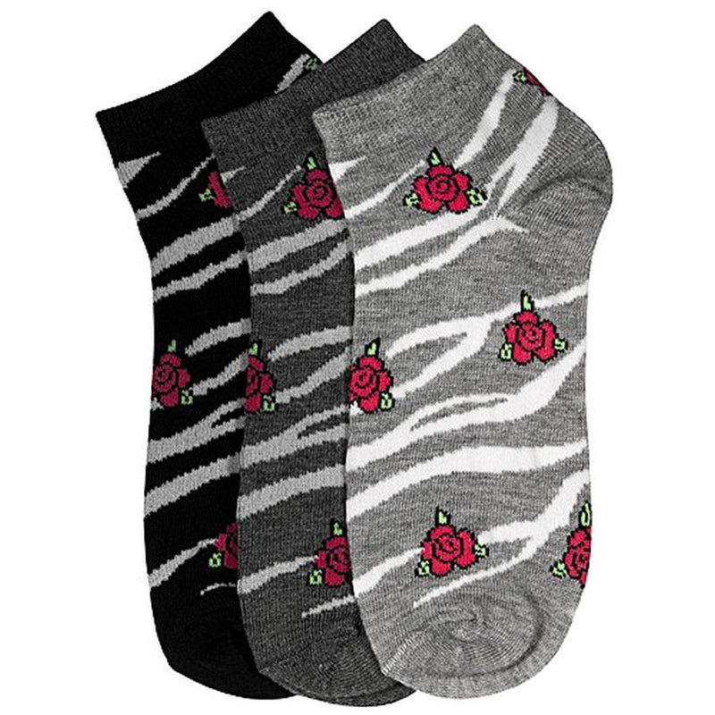 Sakkas Women's Poly Blend Soft and Stretchy Low cut Pattern Socks Asst 6-Pack