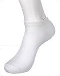 Sakkas Women's Poly Blend Soft and Stretchy Low cut Pattern Socks Asst 6-Pack#color_White