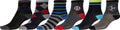 Sakkas Boy's Playful Pattern Assorted Crew Socks 6-Pack#color_BasicAssortment