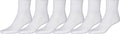 Sakkas Boy's Playful Pattern Assorted Crew Socks 6-Pack#color_White