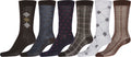 Sakkas Mens Pattern Dress Socks Value Assorted 6-Pack#color_Combo