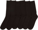 Sakkas Men's Cotton Blend Ribbed Dress Socks Value 6-Pack