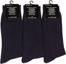 Sakkas Men's Cotton Blend Ribbed Dress Socks Value 6-Pack