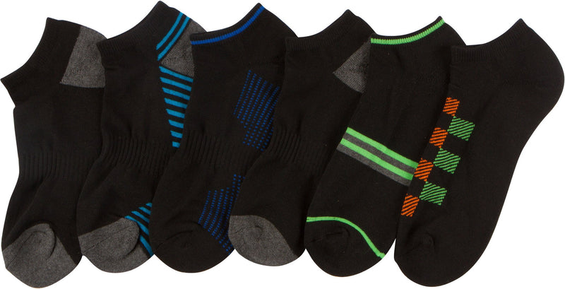 Sakkas Mens Mixed Acrylic Compression Ankle Length Assorted 6-Pack Socks