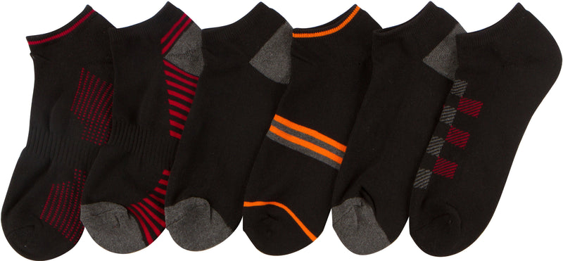 Sakkas Mens Mixed Acrylic Compression Ankle Length Assorted 6-Pack Socks