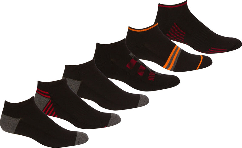 Sakkas Mens Mixed Acrylic Compression Ankle Length Assorted 6-Pack Socks
