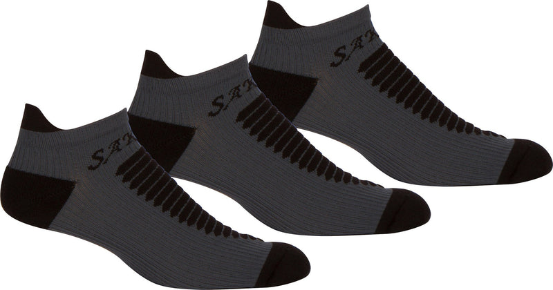 Sakkas Mens Best Pro Low Heavyweight Compression Ankle Performance Socks - 3 Pack